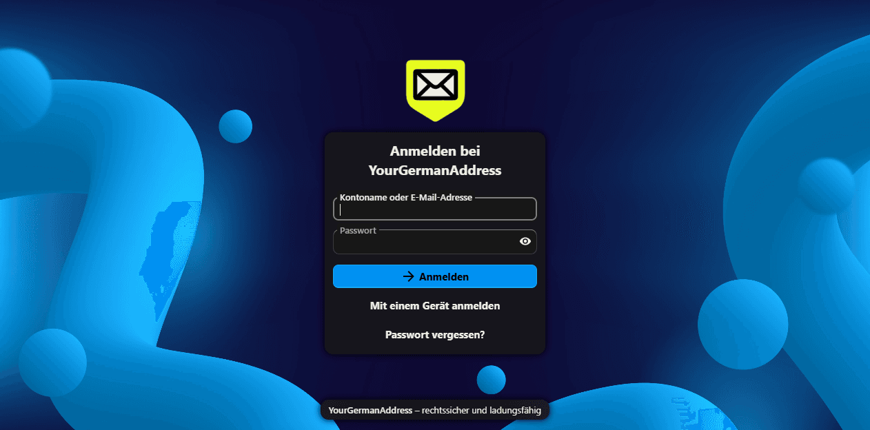 Nextcloud-Anmeldung mit Kontoname und Passwort